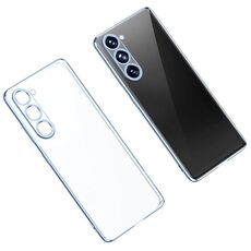 Per Samsung Galaxy S23+ 5G SULADA Custodia per telefono trasparente in TPU antiurto (Nuovo blu)
