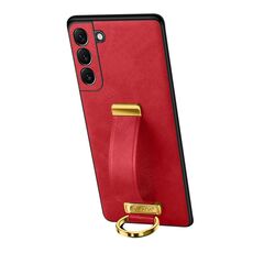 Per Samsung Galaxy S23+ 5G SULADA PC + custodia in pelle antiurto per telefono (rosso)