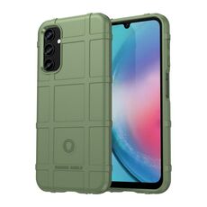 Custodia per telefono in TPU antiurto a copertura totale per Samsung Galaxy S23 FE 5G (verde militare)