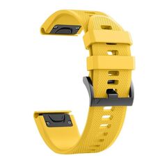 Cinturino di ricambio in silicone per Garmin Fenix 7S Pro 42 mm (giallo)