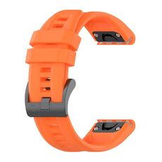 Per Garmin Epix Pro 42 mm cinturino in silicone tinta unita (arancione)