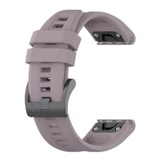 Per Garmin Fenix 7S Pro 42 mm cinturino in silicone tinta unita (Roland viola)