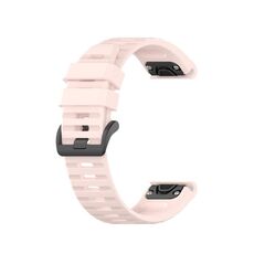 Per cinturino sportivo in silicone Garmin Fenix 7 Pro 47mm (rosa chiaro)