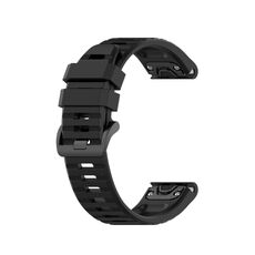 Per cinturino sportivo in silicone Garmin Fenix 7 Pro 51mm (nero)