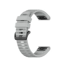 Per cinturino sportivo in silicone Garmin Fenix 7 Pro 51mm (grigio)