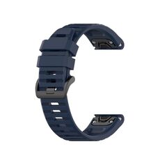Per cinturino sportivo in silicone Garmin Fenix 7 Pro 51mm (blu)