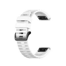 Per Garmin Instinct 2X Solar Sports cinturino in silicone (bianco)