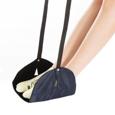 Poggiapiedi da viaggio Amaca Pedale per il tempo libero per ufficio, colore: blu navy All-in-one