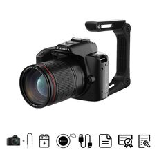 Visione notturna doppia fotocamera 4K 64 milioni di pixel Fotocamera digitale WIFI ad alta definizione standard + staffa portatile