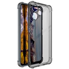 Per Xiaomi Redmi 12 4G imak Custodia antiurto per telefono Airbag TPU (nero trasparente)