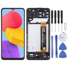 Schermo LCD originale per Samsung Galaxy M13 SM-M135F Digitizer Assemblaggio completo con cornice