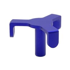 XH-6287 Gancio in lega di alluminio per borsa organizer per bagagliaio per auto per Tesla Model 3 2018-2021 (blu)