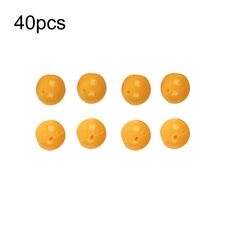 40 pz 16mm TPR Esca Galleggiante Palla Galleggiante Acqua Esca Morbida Finta (Sapore di Mais Giallo)