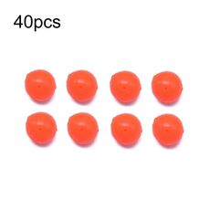 40 pz 16mm TPR Esca Galleggiante Palla Galleggiante Acqua Esca Morbida Finta (Arancione)
