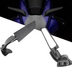 Per YAMAHA YZF-R6/R7 Riflettore ad ala fissa per moto (nero)