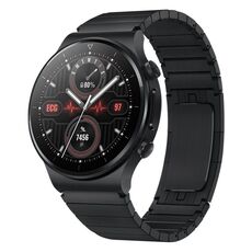 Per Huawei Watch 4/4 Pro One Bead cinturino in acciaio inossidabile (nero)