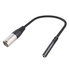 Cavo audio maschio da 3,5 mm femmina a XLR a 3 pin, lunghezza: 30 cm
