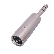 2206-1 Adattatore maschio da 6,35 mm 1/4 TRS a XLR a 3 pin maschio