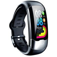 SPOVAN H02 Braccialetto intelligente con schermo TFT HD da 1,14 pollici Supporta il monitoraggio dell'ossigeno nel sangue/Monitoraggio del sonno (nero)