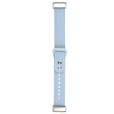 Per cinturino di ricambio in pelle PU Fitbit Charge 5 (blu)