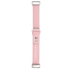 Per cinturino di ricambio in pelle PU Fitbit Charge 5 (rosa)