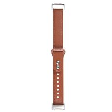 Per cinturino di ricambio in pelle PU Fitbit Charge 5 (marrone)