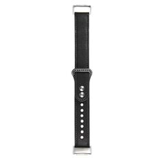 Per cinturino di ricambio in pelle PU Fitbit Charge 5 (nero)