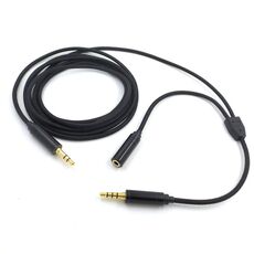 Cavo audio per registrazione dal vivo di Voice Party da 3,5 mm Cavo di collegamento per chat di computer per proiezione di giochi mobili (nero)