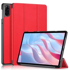 Per Honor Pad X9 / X8 Pro 11.5 Custer custodia per tablet in pelle con supporto a 3 pieghe in puro colore (rosso)