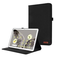 Custodia per tablet in pelle per tablet Google Pixel (nero)