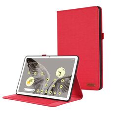 Custodia per tablet in pelle per tablet Google Pixel (rosso)