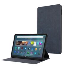 Custodia protettiva in pelle per tablet Amazon Fire Max 11 TPU Flip (blu scuro)