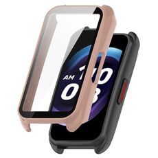 Custodia protettiva per orologio integrato per Keep Band B4 PC + pellicola temperata (rosa)