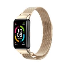 Cinturino per orologio in metallo magnetico per Honor Band 7 Milano (champagne)