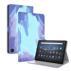 Per Amazon Fire Max 11 Custodia per tablet in pelle con motivo ad acquerello (neve invernale)