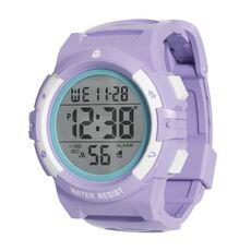 SPOVAN K01 Orologio sportivo elettronico impermeabile luminoso da donna per bambini LED (viola)