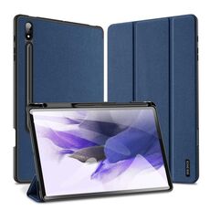Custodia per tablet in pelle magnetica per Samsung Galaxy Tab S9+ DUX DUCIS serie Domo (blu)
