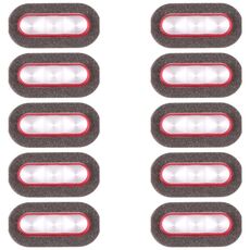 Per vivo X90 Pro 10 pezzi coperture torcia (rosso)
