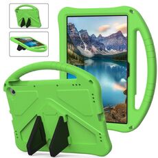 Per Amazon Fire Max 11 2023 Custodia per tablet antiurto EVA con supporto (verde)
