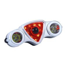 9 + 2 LED fanale posteriore per bicicletta ricaricabile MTB Road Bike faro spia (luce rossa + luce bianca)