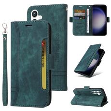 Per Samsung Galaxy S23 FE 5G BETOPNICE Custodia in pelle con fibbia a doppio lato (verde)