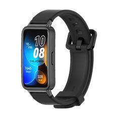 Per Huawei Band 8 Mijobs cinturino in silicone traspirante (nero)