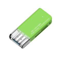 Lettore di schede multifunzione USB 3.1 V30 / V60 / V90 Supporto scheda SD / TF (verde)