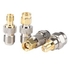 Adattatore connettore coassiale RF 4 in 1 da F a SMA