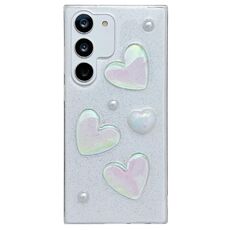 Per Samsung Galaxy S22+ 5G Love Custodia protettiva in TPU epossidico (trasparente)