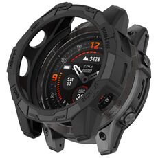 Per Garmin Epix Pro 51mm / Fenix 7X / 7X Pro Armored TPU Custodia protettiva per orologio (nero)