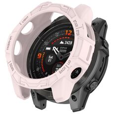 Per Garmin Epix Pro 42mm / Fenix 7S / 7S Pro Armored TPU Custodia protettiva per orologio (rosa)
