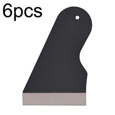20pcs 6x10cm Maniglia Telefono Pellicola Gratta e Vinci Pellicola Strumenti Generali Pellicola Idrogel Debubble Raschietto (Nero)