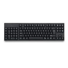 Tastiera sinistra cablata USB con funzione Dual HUB (nera)