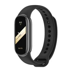 Per cinturino in silicone tinta unita Xiaomi Mi Band 8 Mijobs (nero)
